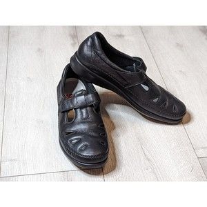 SAS Tripad Comfort Roamer Women’s Black Leather Mary Jane Walking Shoes Sz 10N